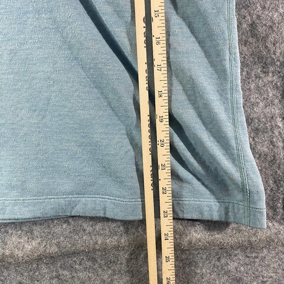 Outdoor Voices Sweatshirt Small Teal Blue OV Fleece 1/4 Zip Long Sleeve Pullover - Picture 6 of 8